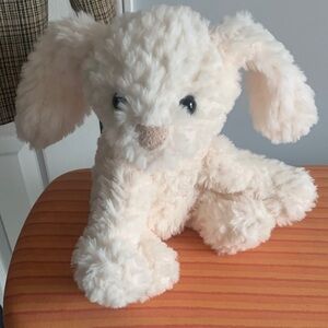 Plush Cream Bunny Stuffed Animal - Soft Ears & Cuddly Body
